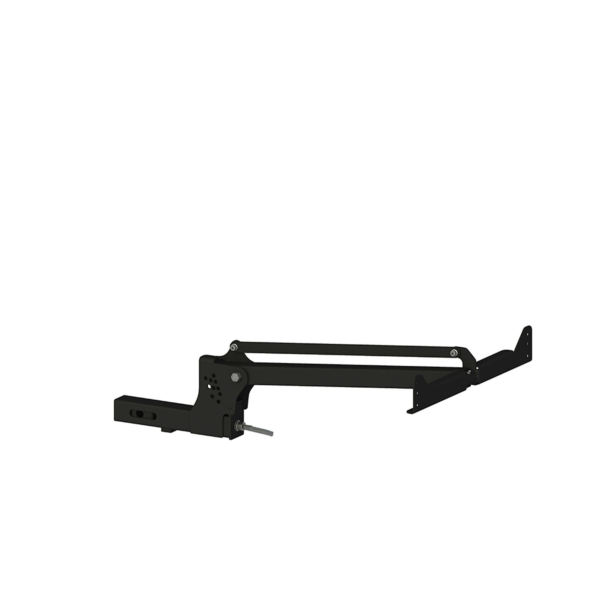 Valley Industries Adjustable Receiver Hitch Boom Mount - 2in., Heavy-Duty Powder-Coated Steel, Model# SSFK-UTVBR